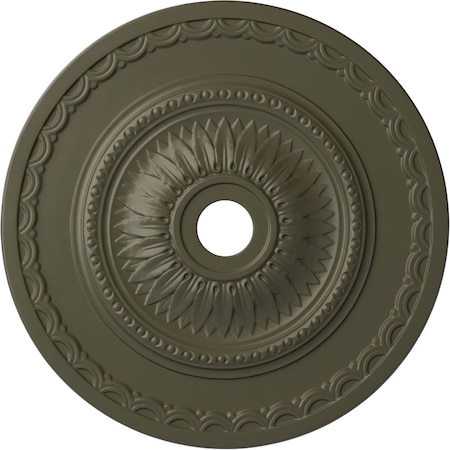 Ekena Millwork Sunflower Ceiling Medallion (Canopies up to 5 5/8"), 29 1/2"OD x 3 5/8"ID x 1 5/8"P, Witch Hazel CM29SFWHF